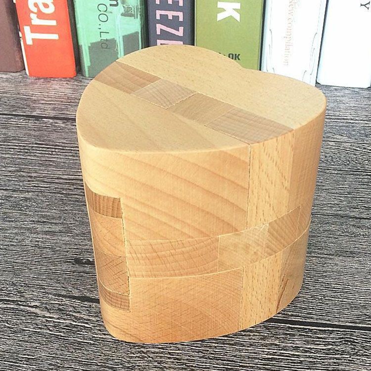 儲物愛心鎖魯班立方盒子解鎖解環解扣燒腦puzzle拚圖魔鎖孔明鎖